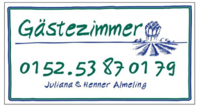 Gästezimmer Almelings Hof